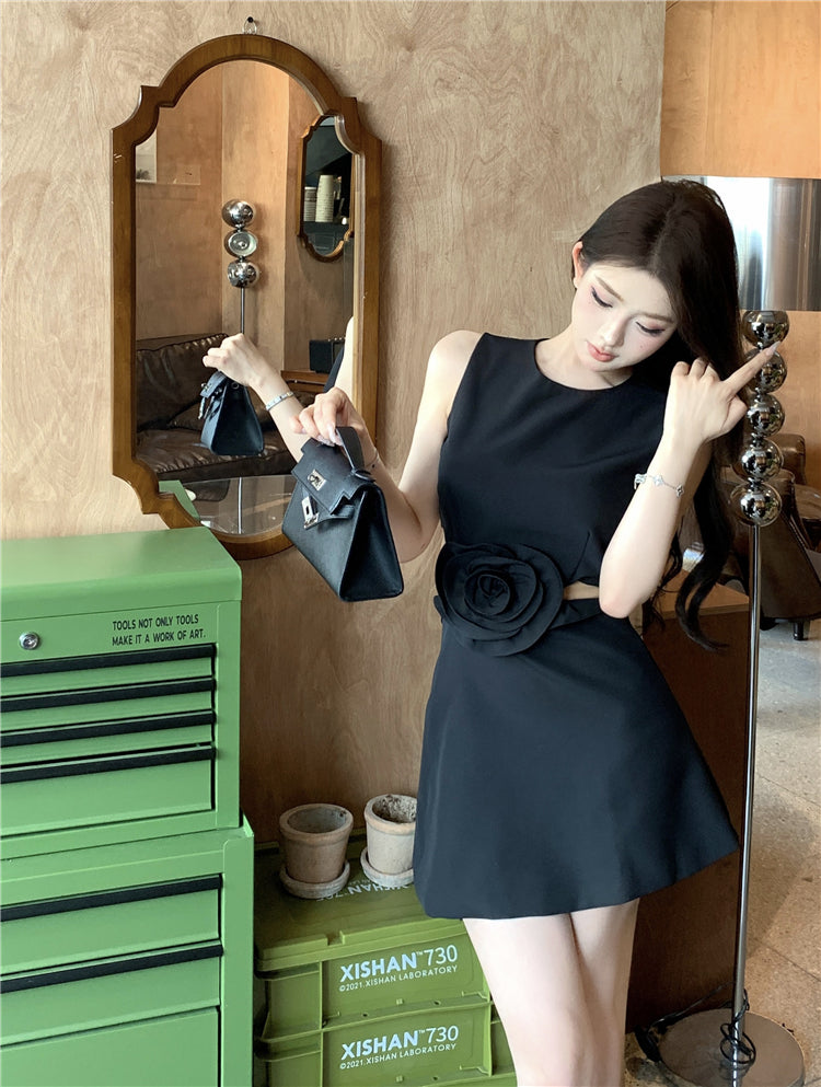【dress】体型カバーイレギュラーデートワンピースG21888