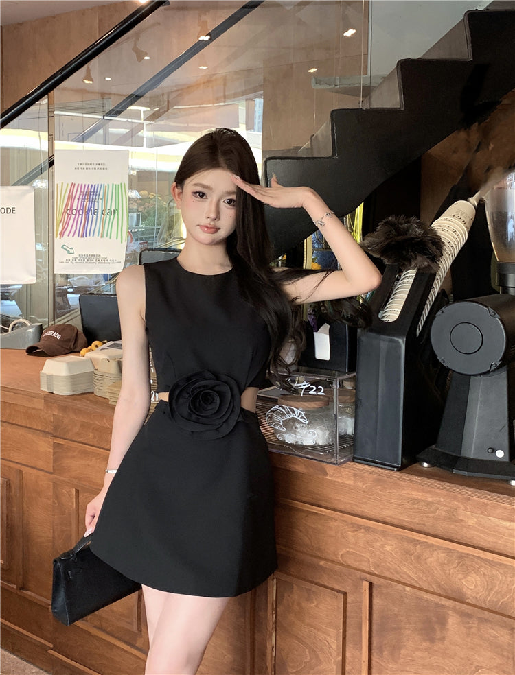 【dress】体型カバーイレギュラーデートワンピースG21888