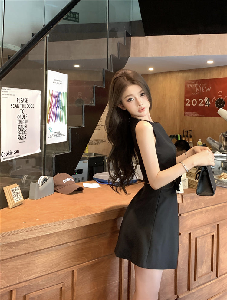 【dress】体型カバーイレギュラーデートワンピースG21888