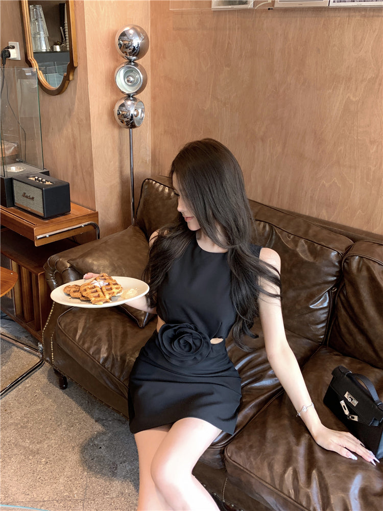 【dress】体型カバーイレギュラーデートワンピースG21888