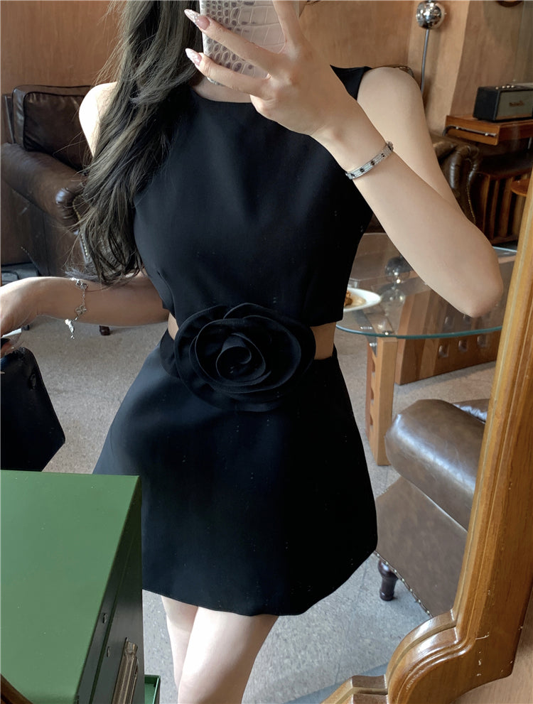 【dress】体型カバーイレギュラーデートワンピースG21888