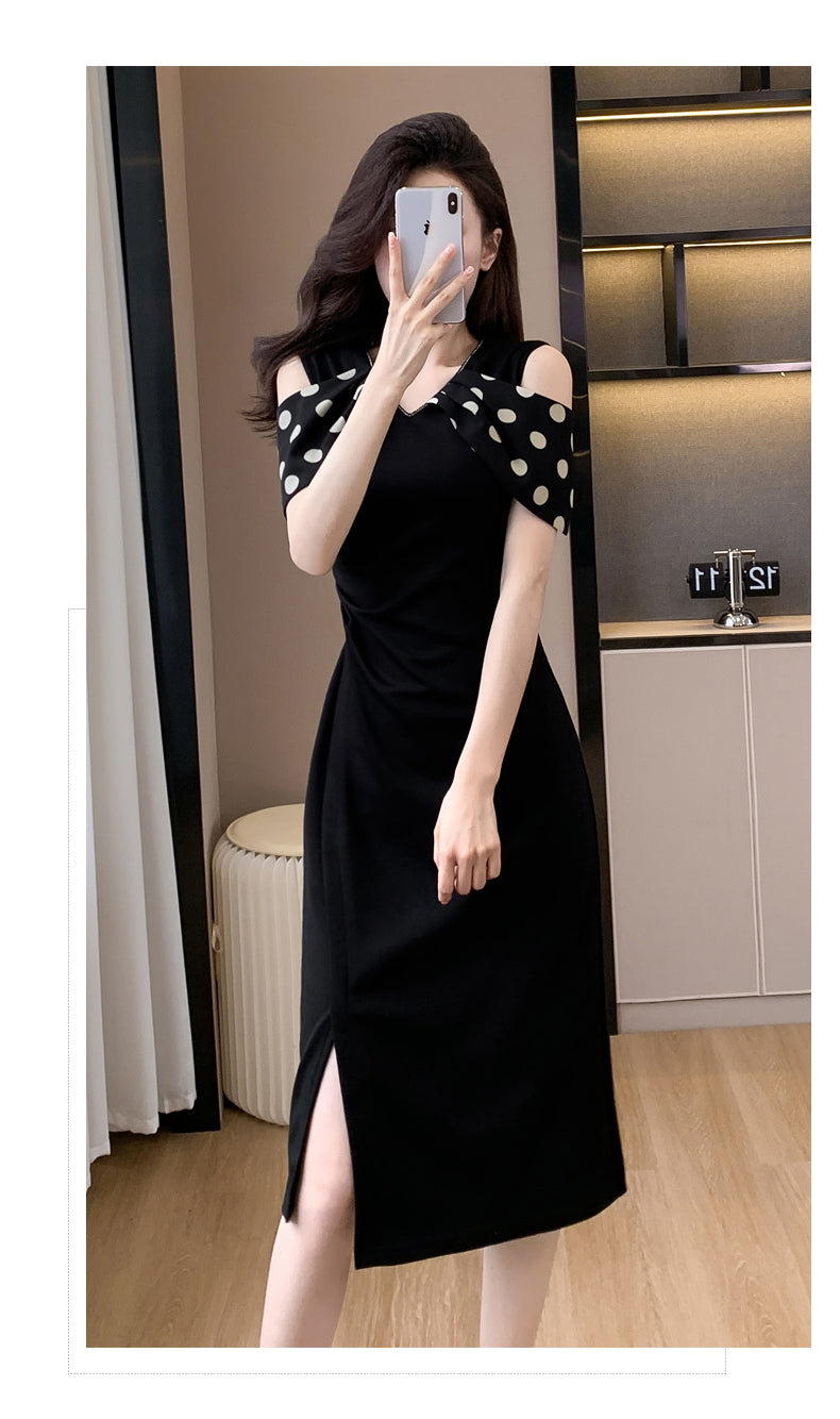 【dress】Vネック大きいサイズデートワンピースG21893