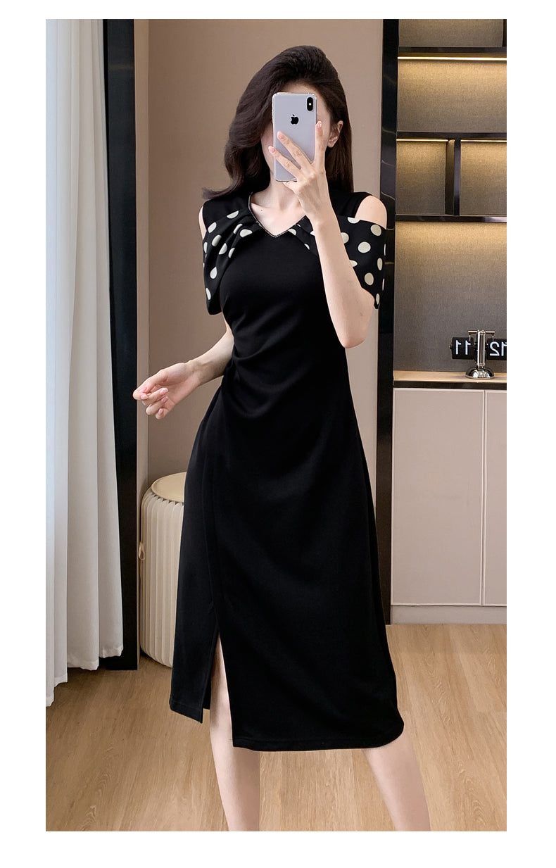 【dress】Vネック大きいサイズデートワンピースG21893