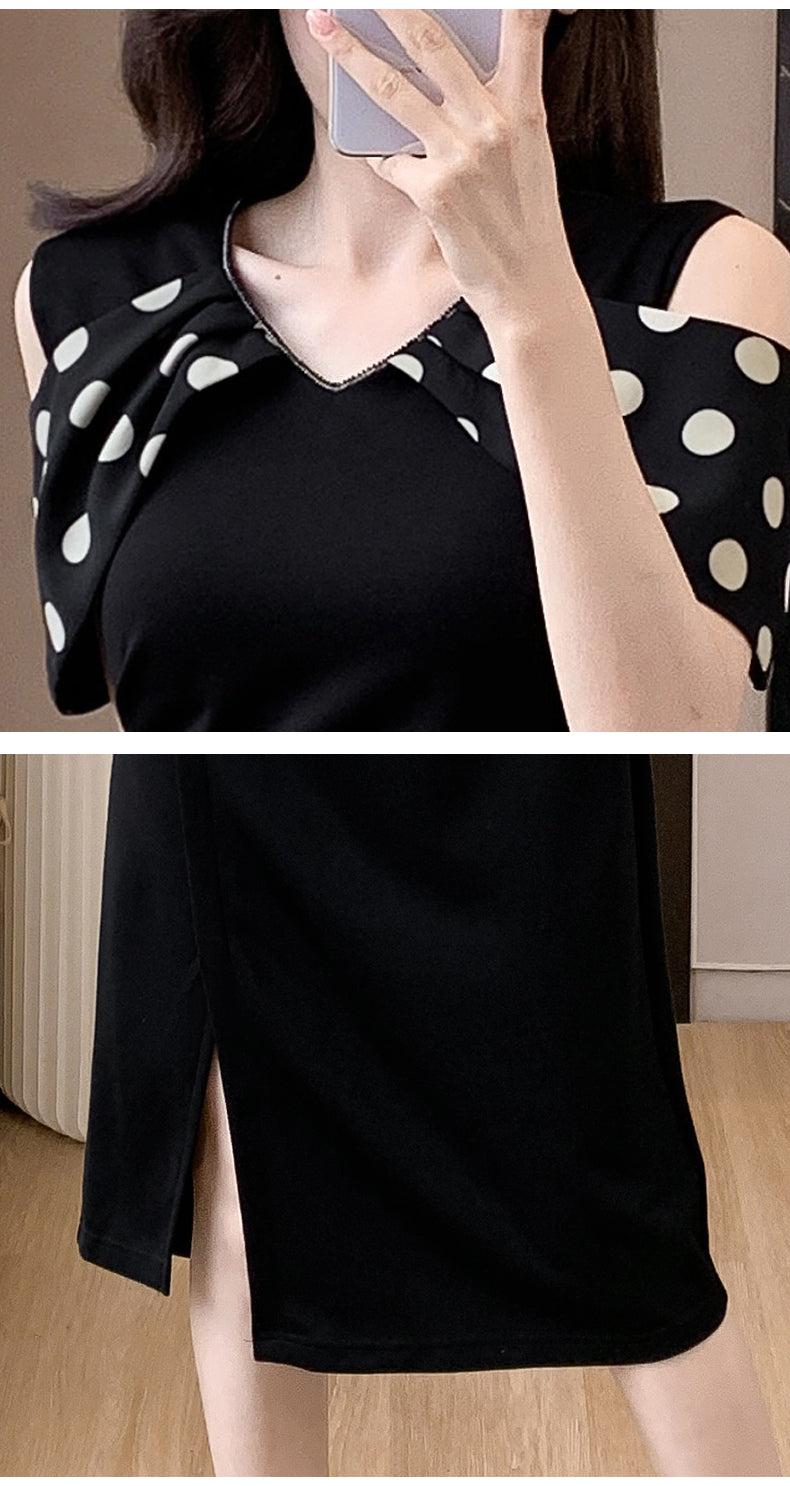 【dress】Vネック大きいサイズデートワンピースG21893