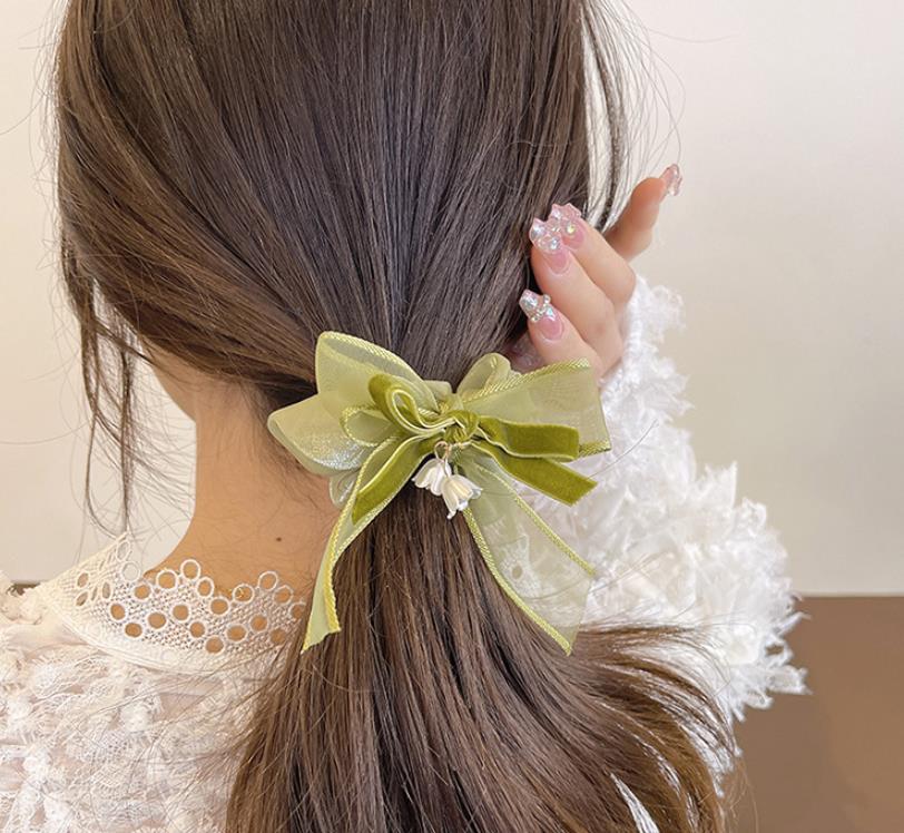 【小物】2点セットシュシュヘアゴムF7666