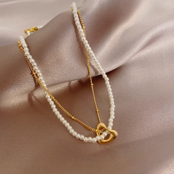 【小物】パールネックレスアクセサリーG22032