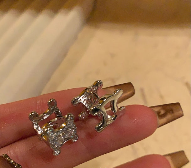 【小物】ダイヤモンドイヤリングアクセサリーG22077