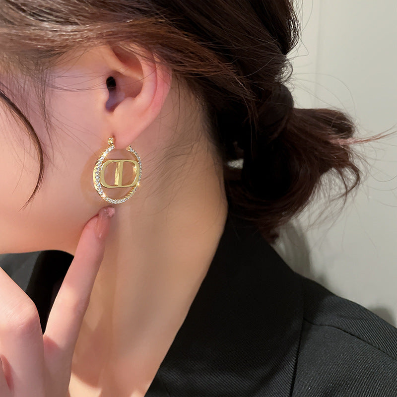 【小物】ジオメトリック柄ピアスアクセサリーG22095