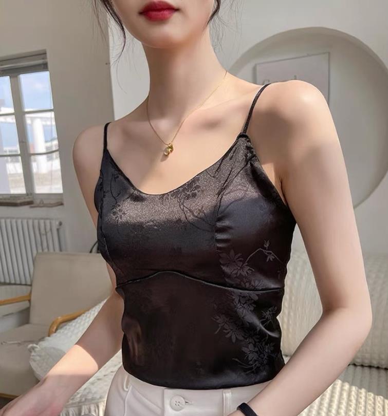 【tops】2色INS風キャミソールF7682