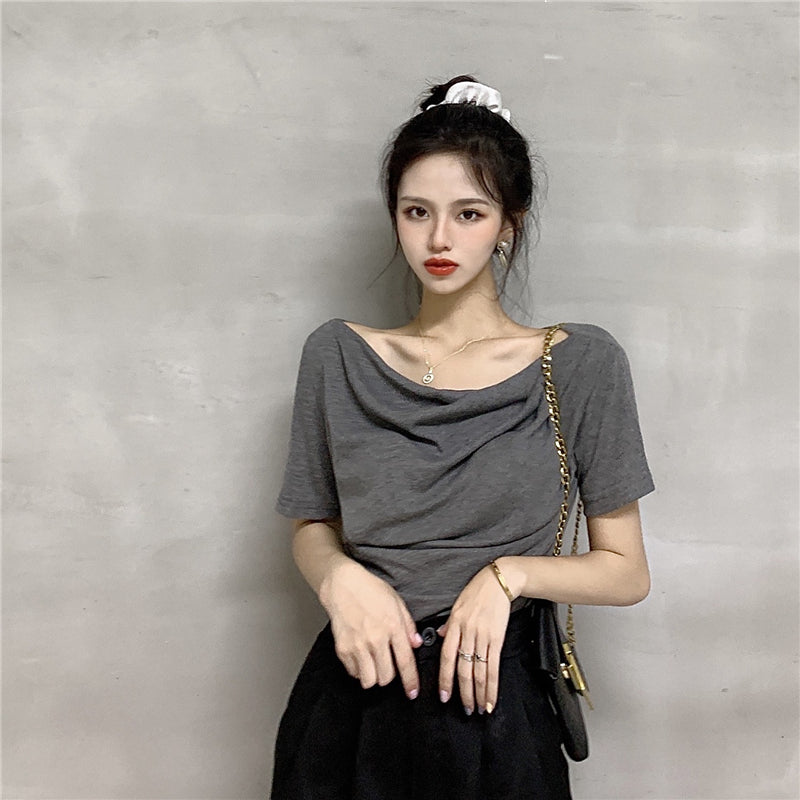 【tops】オフショルダーTシャツG22124