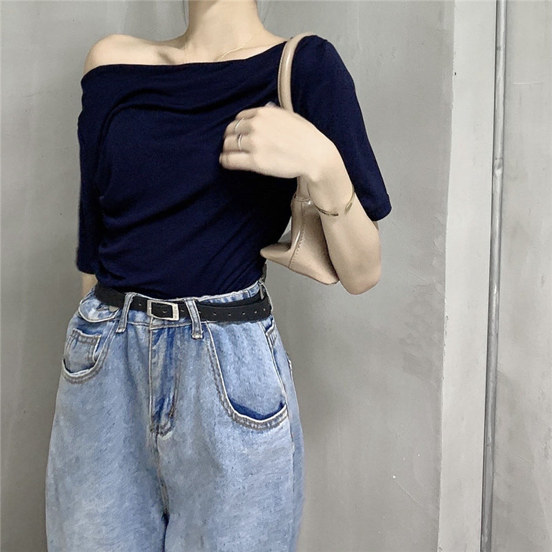 【tops】オフショルダーTシャツG22124