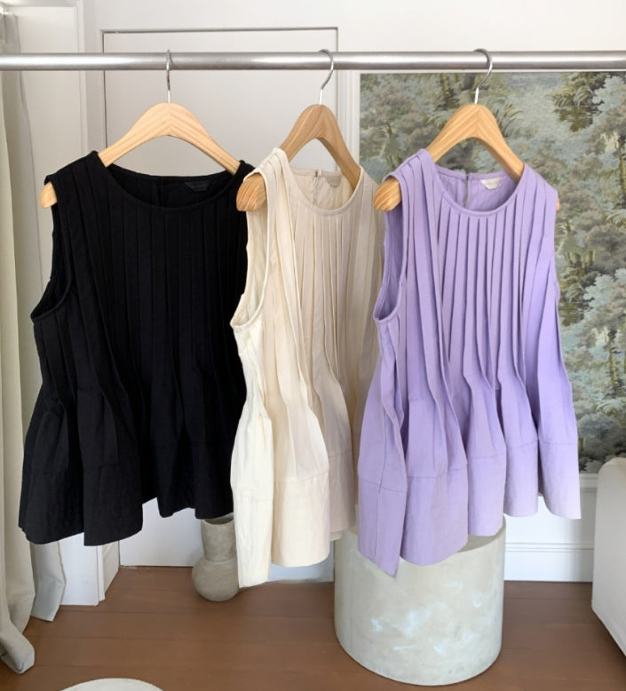 【tops】ラウンドネックブラウスG22125