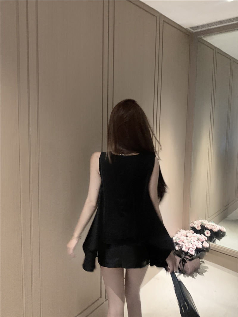 【tops】シフォンイレギュラータンクトップG22129