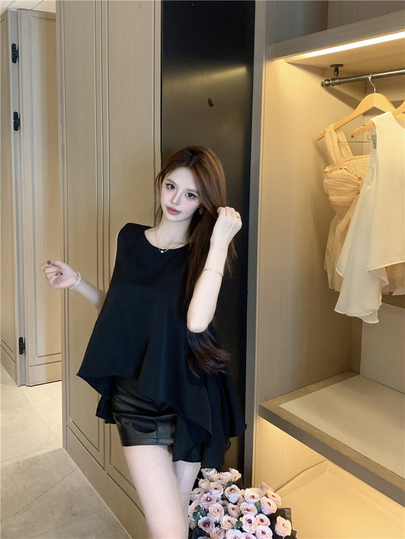 【tops】シフォンイレギュラータンクトップG22129