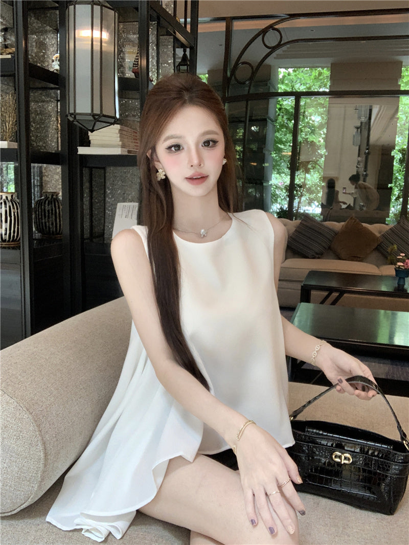 【tops】シフォンイレギュラータンクトップG22129