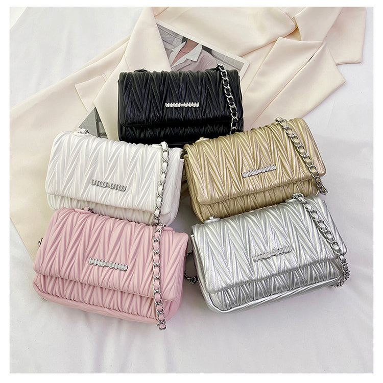 【小物】5色ジッパーメッセンジャーバッグG22214