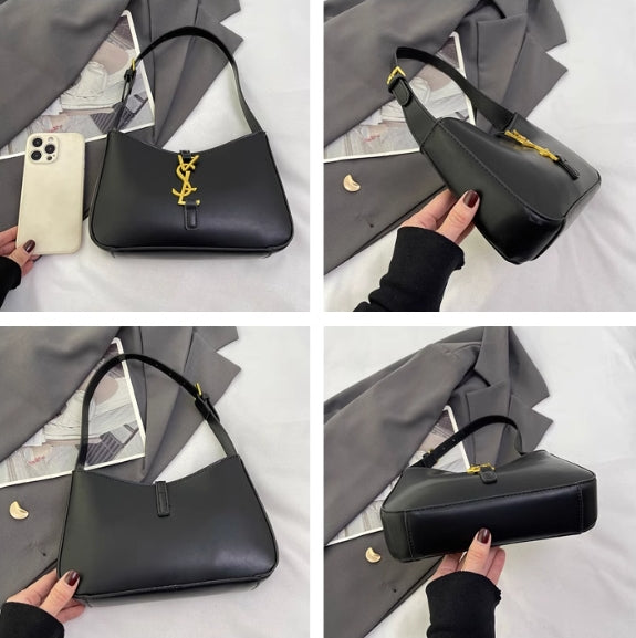 【小物】無地PUハンドバッグG22232