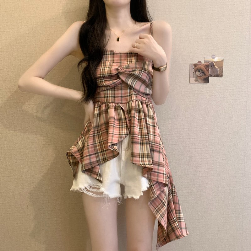 【tops】2色INS風キャミソールG22272