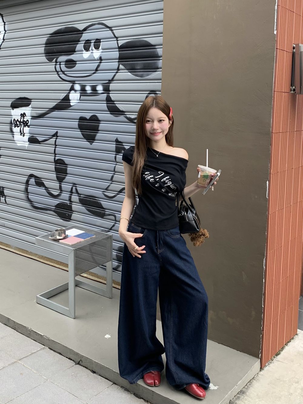 【tops】オフショルダーTシャツG22294