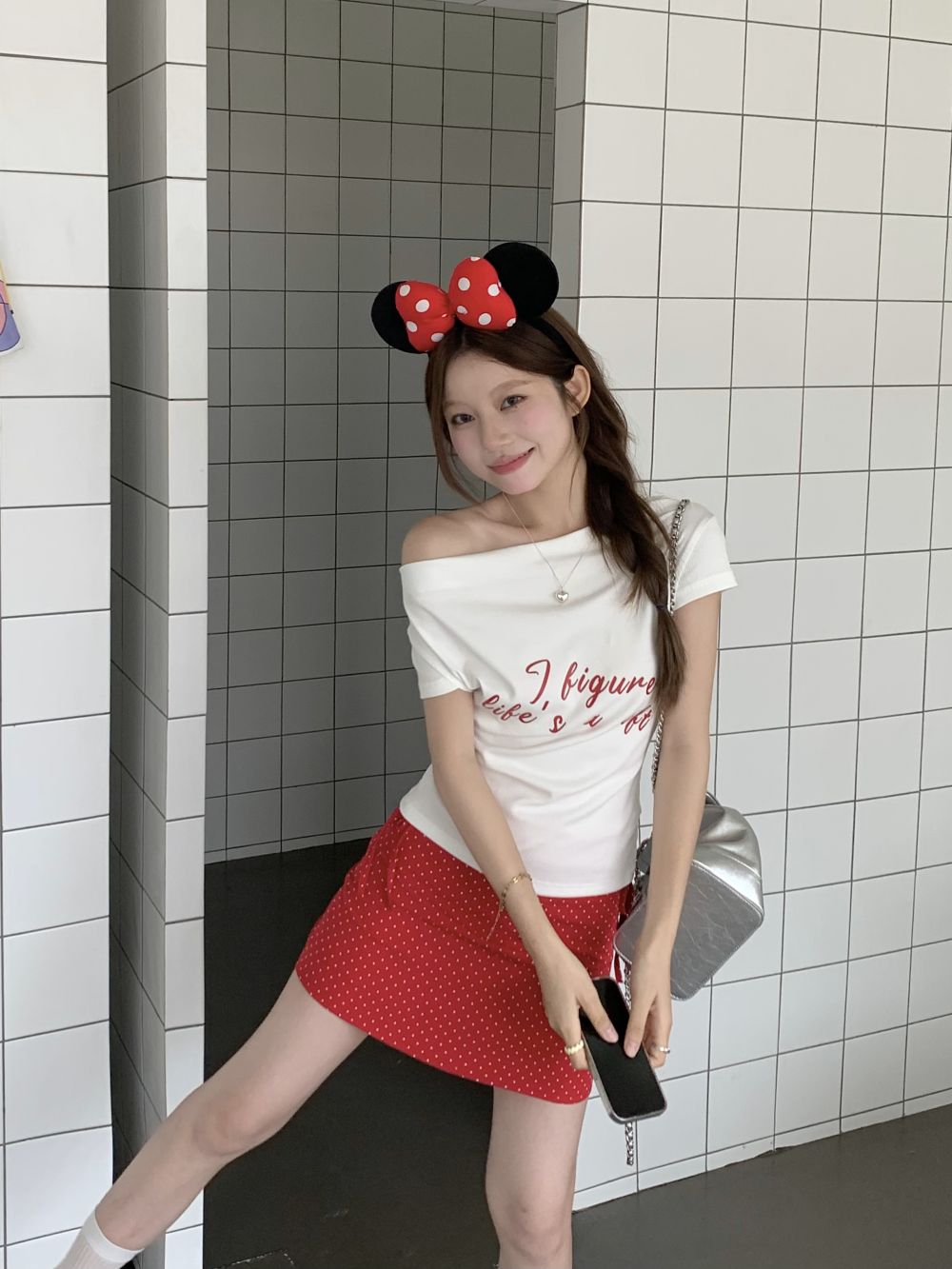 【tops】オフショルダーTシャツG22294