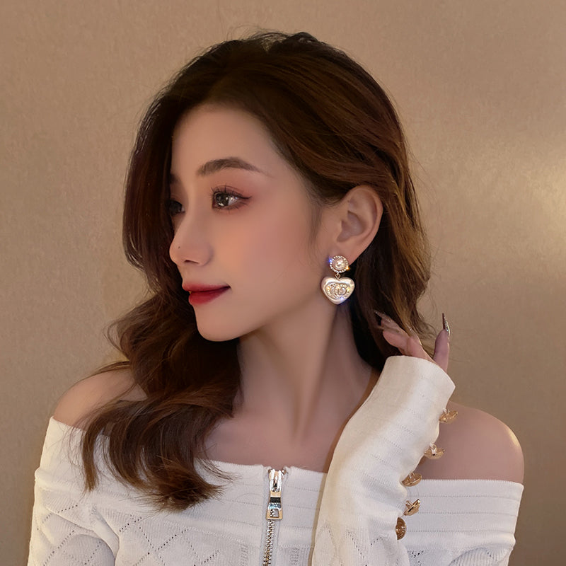 【小物】ハート柄ピアスアクセサリーG22311