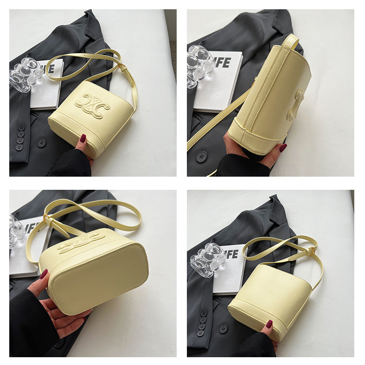 【小物】4色バケツ型メッセンジャーバッグG22331