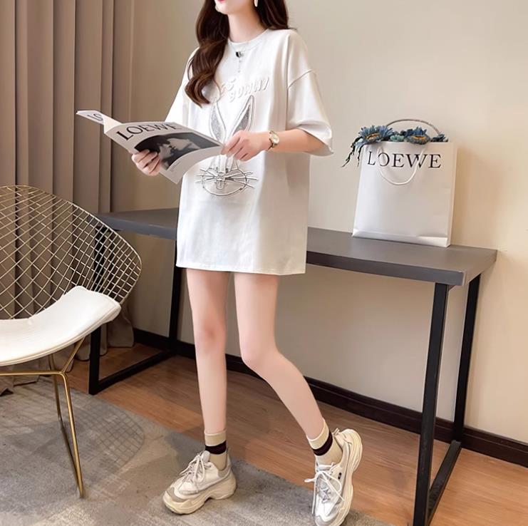 【tops】3色半袖動物柄TシャツF7759