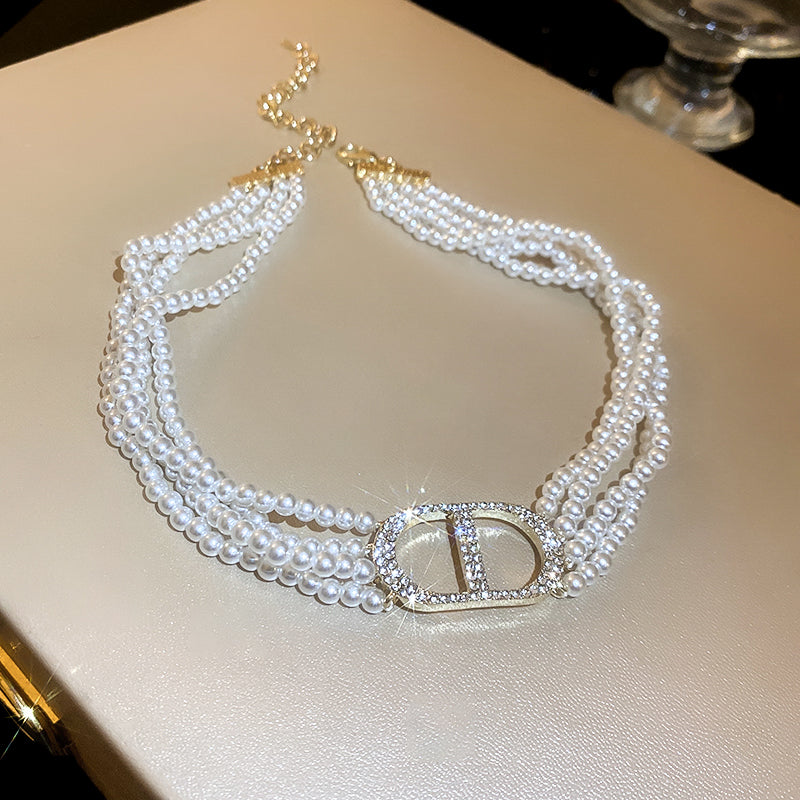 【小物】パールネックレスアクセサリーG22347