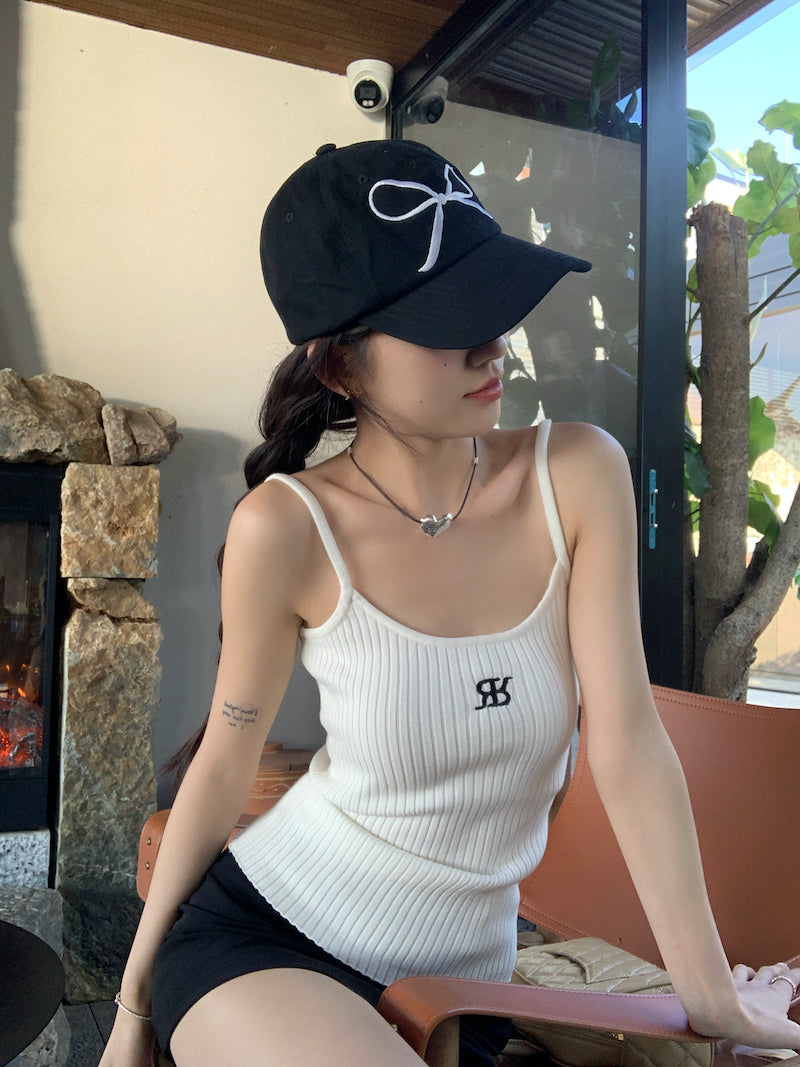 【tops】ニットキャミソールG22362
