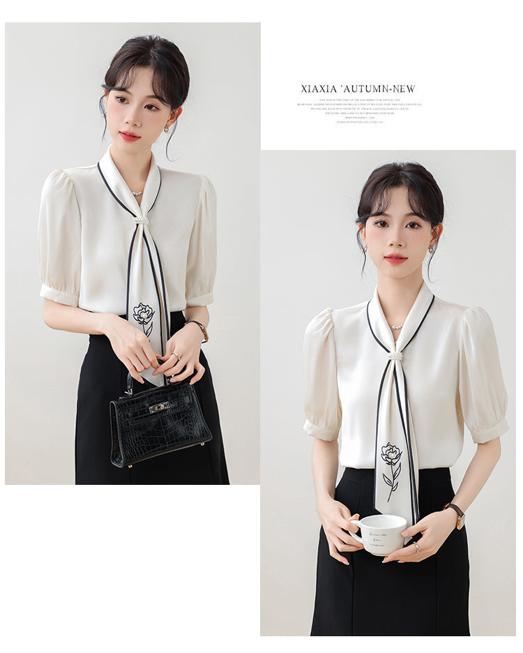 【tops】OL通勤ブラウスG22386