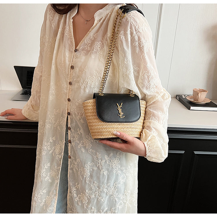 【小物】バケツ型カゴバッグG22387