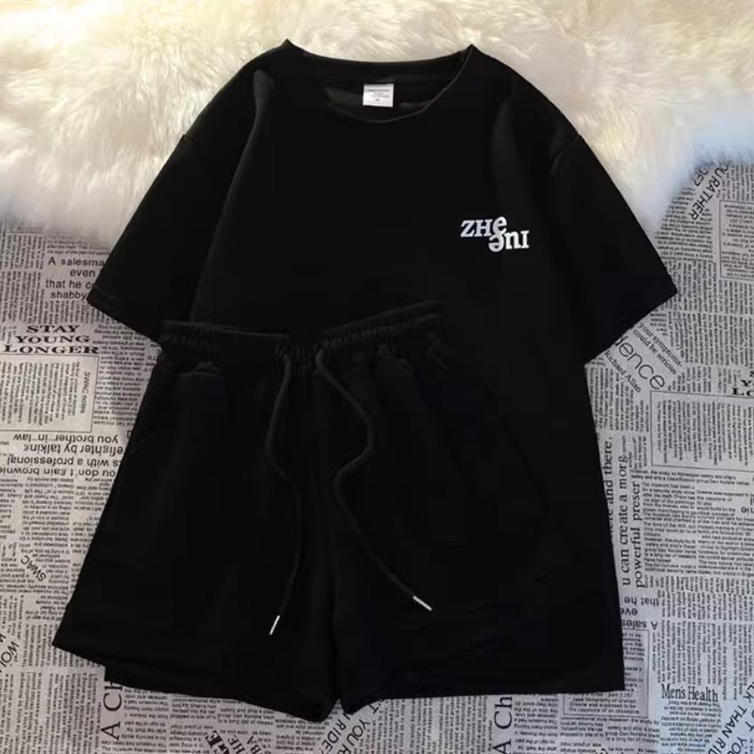 【set】4色Tシャツ+ショートパンツ2点セットF7763