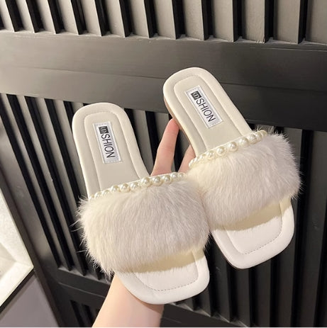 【shoes】3色選択可パールサンダルG22393