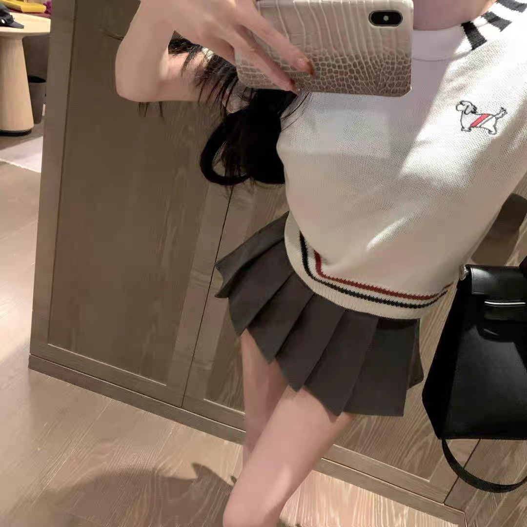 【tops】デザインニットTシャツG22420