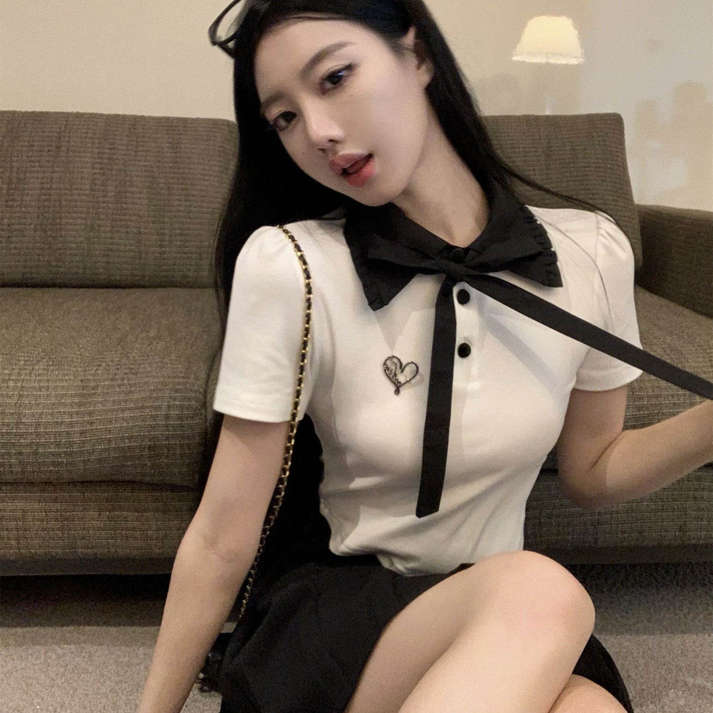 【tops】ドールカラーTシャツトップスG22423
