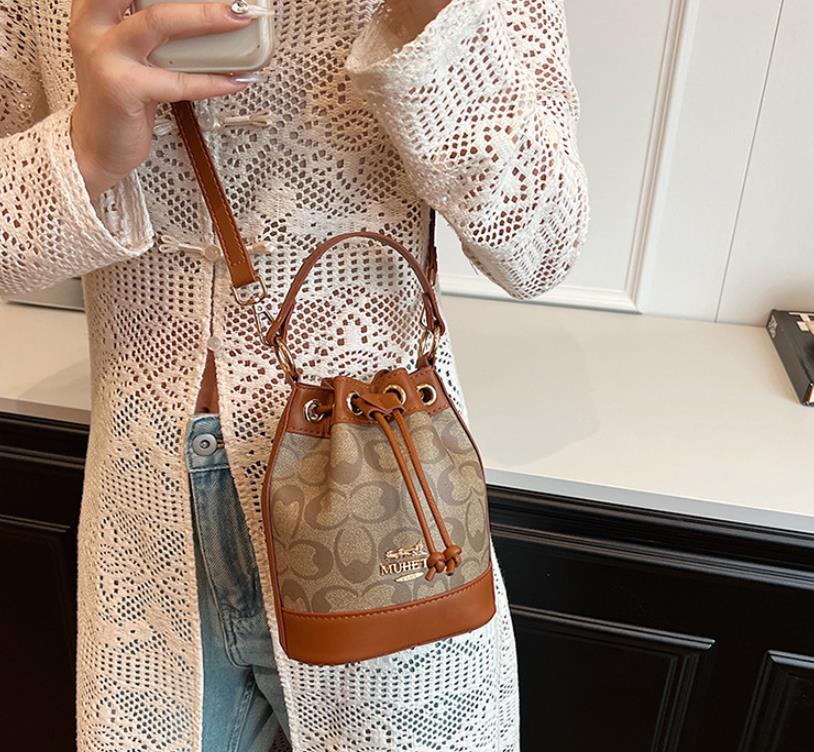 【小物】2wayバケツ型バッグF7786