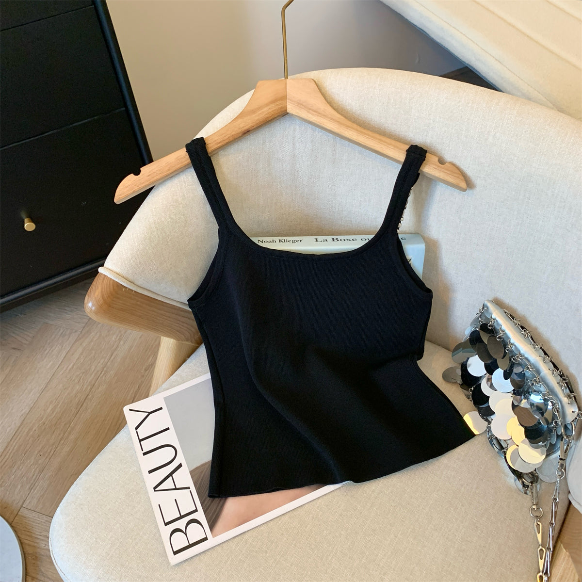 【tops】ニットキャミソールG22448