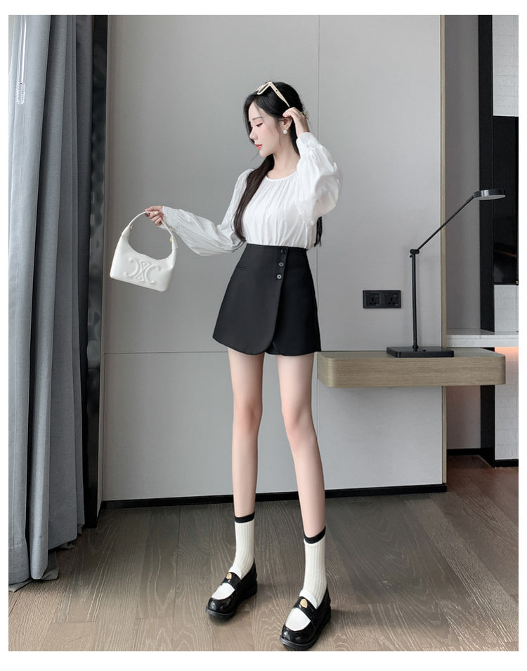 【bottoms】イレギュラースーツショートパンツG22461