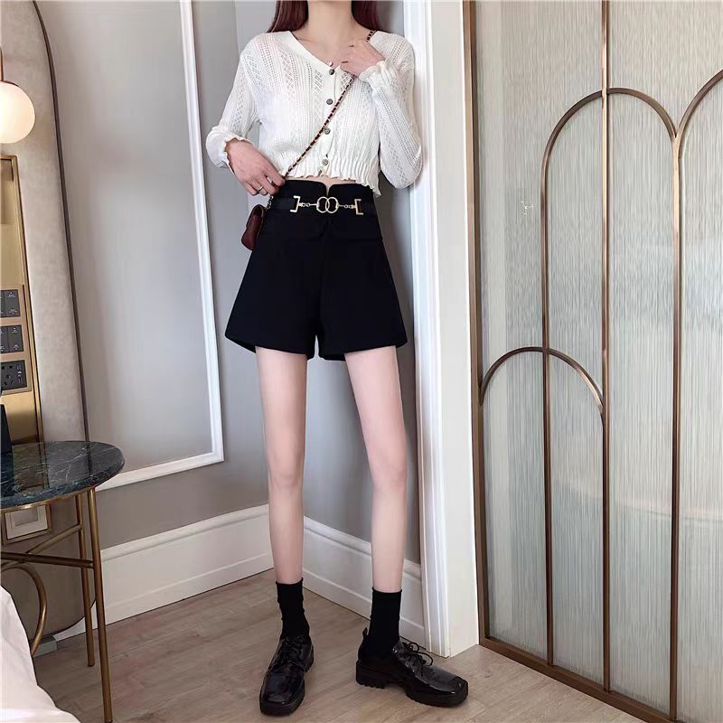 【bottoms】AラインスーツショートパンツG22465