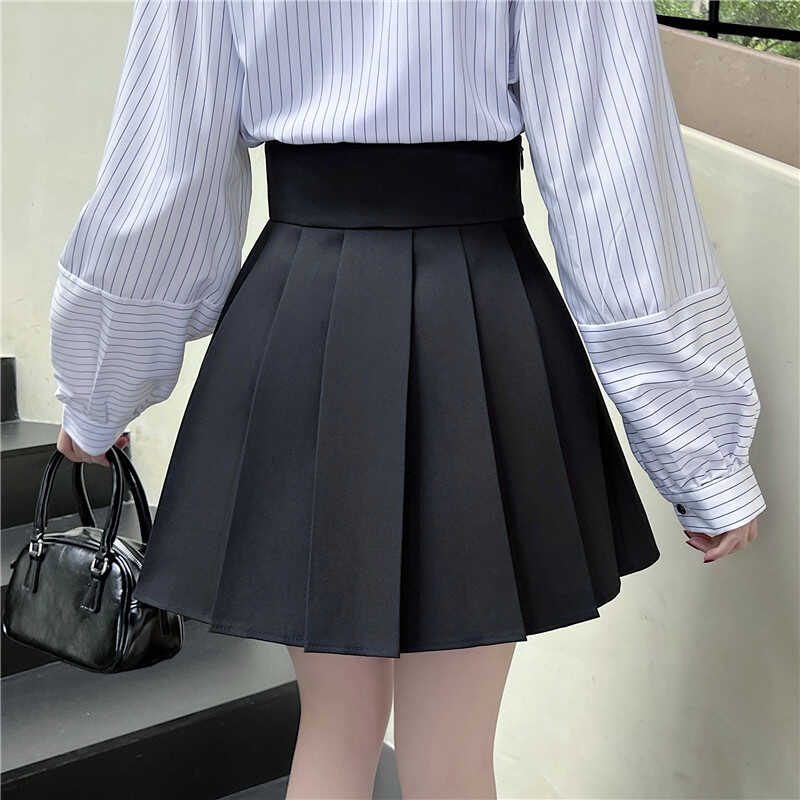 【bottoms】AラインスーツプリーツスカートG22474