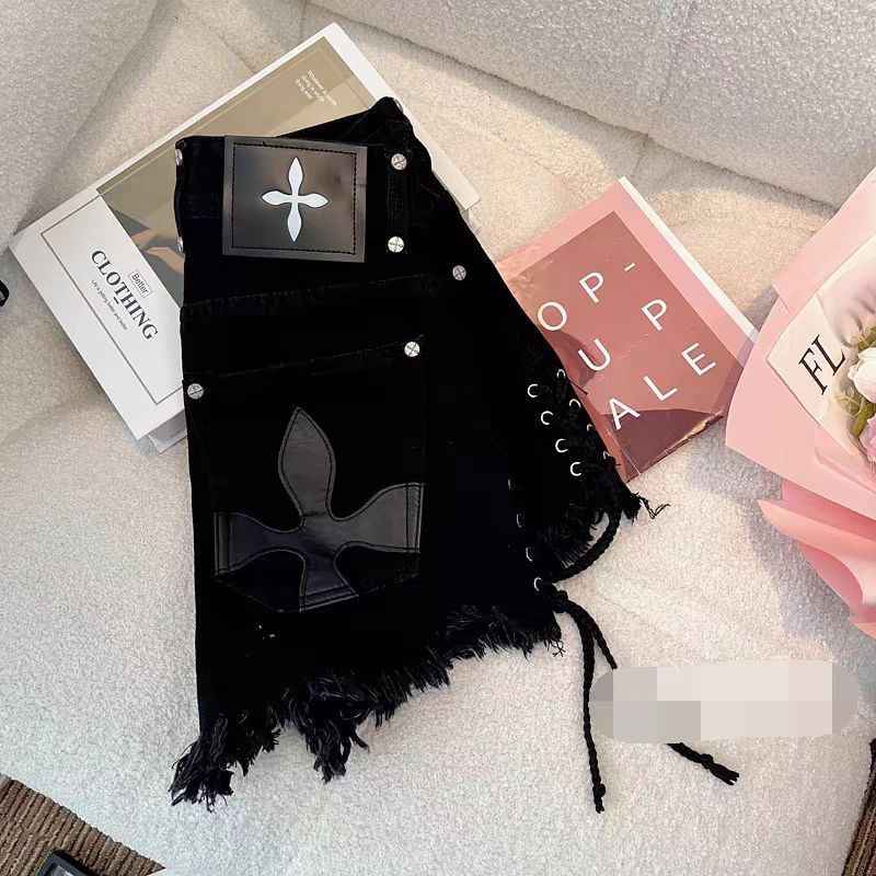 【bottoms】デニムショートパンツG22482