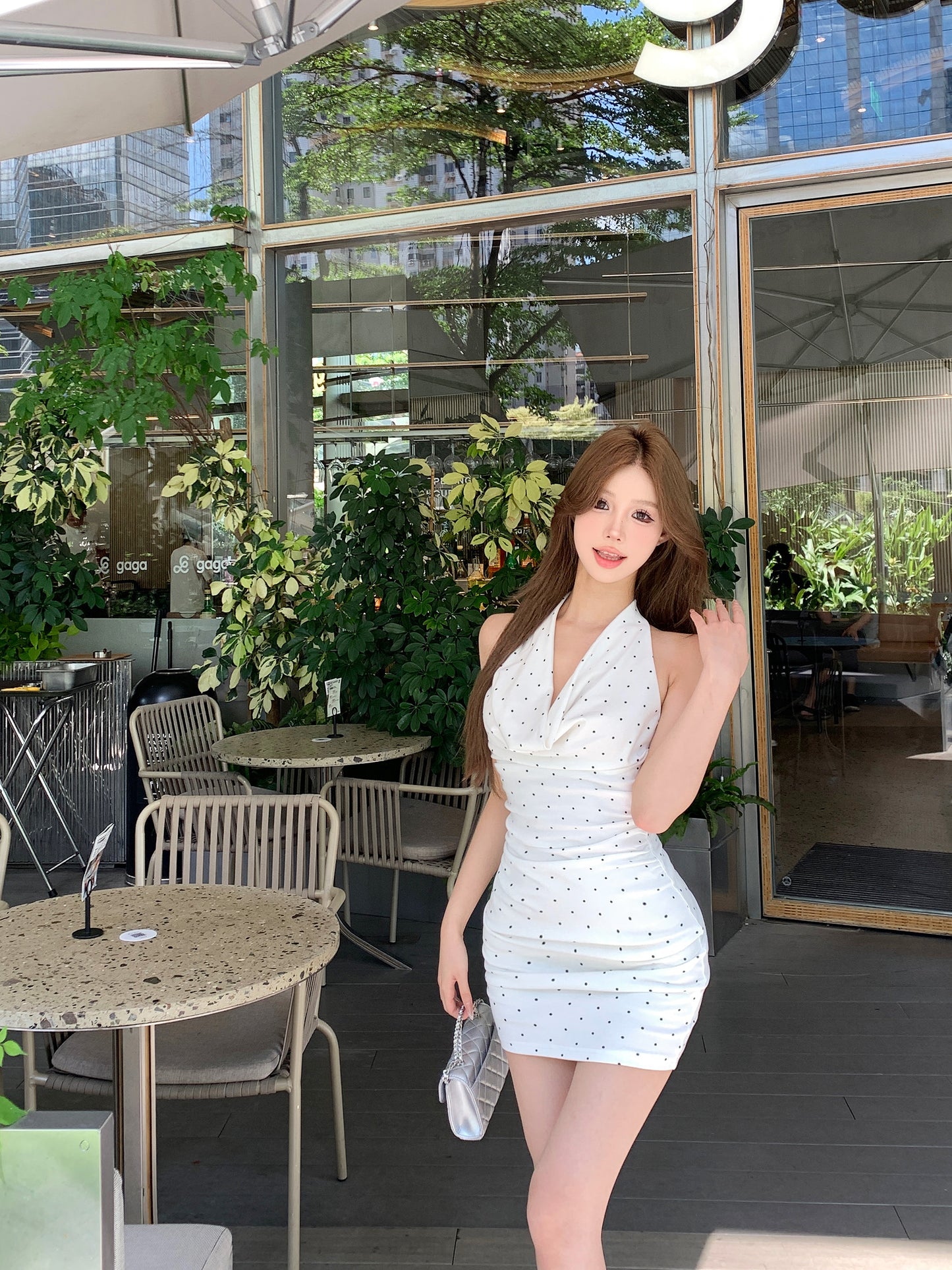 【dress】ノースリーブデートワンピースG22490