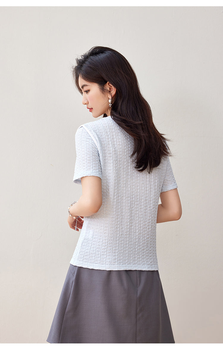 【tops】ラウンドネックTシャツG22499
