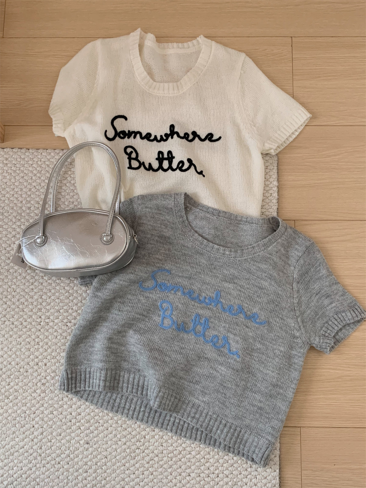 【tops】ラウンドネックニットトップスG22501