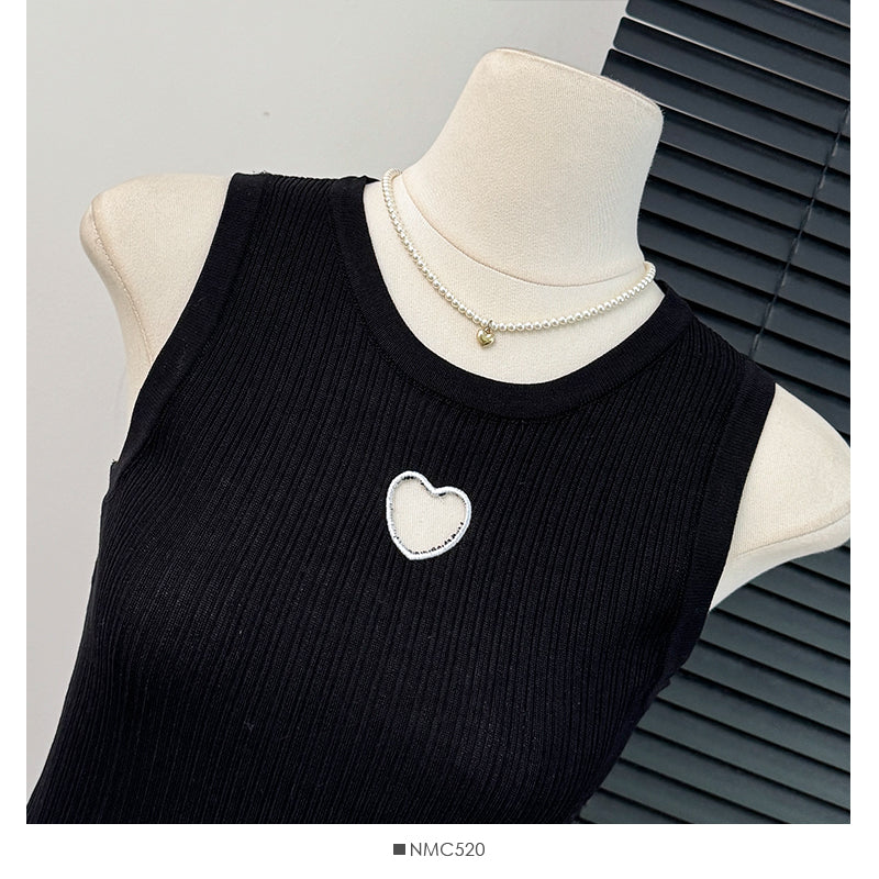 【tops】ノースリーブフリルタンクトップG22506