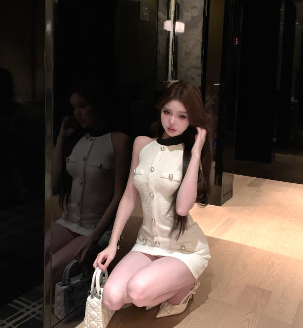 【dress】ホルターネックワデートンピースG22513