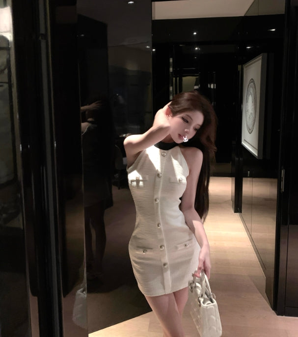 【dress】ホルターネックワデートンピースG22513