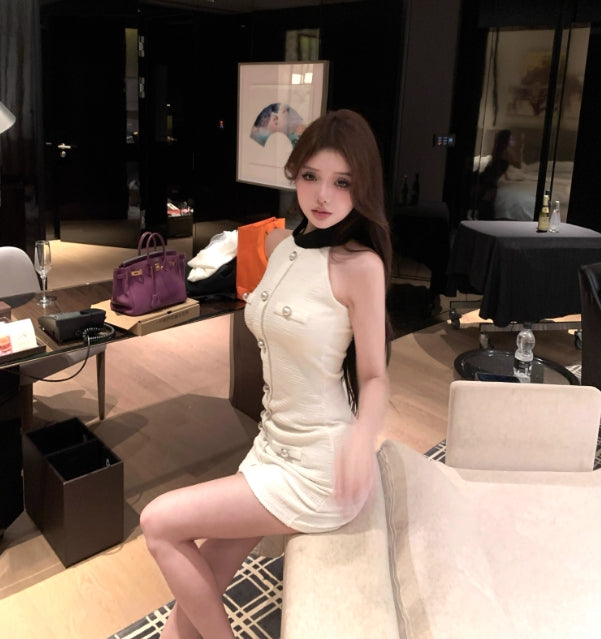 【dress】ホルターネックワデートンピースG22513