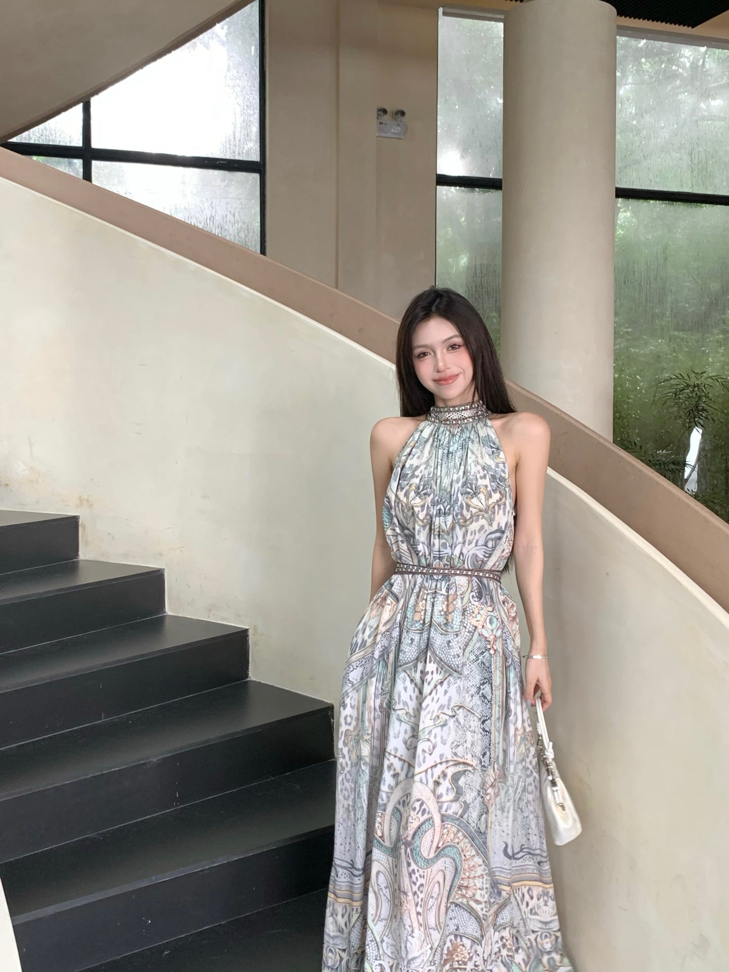 【dress】ホルターネックデートワンピースG22516