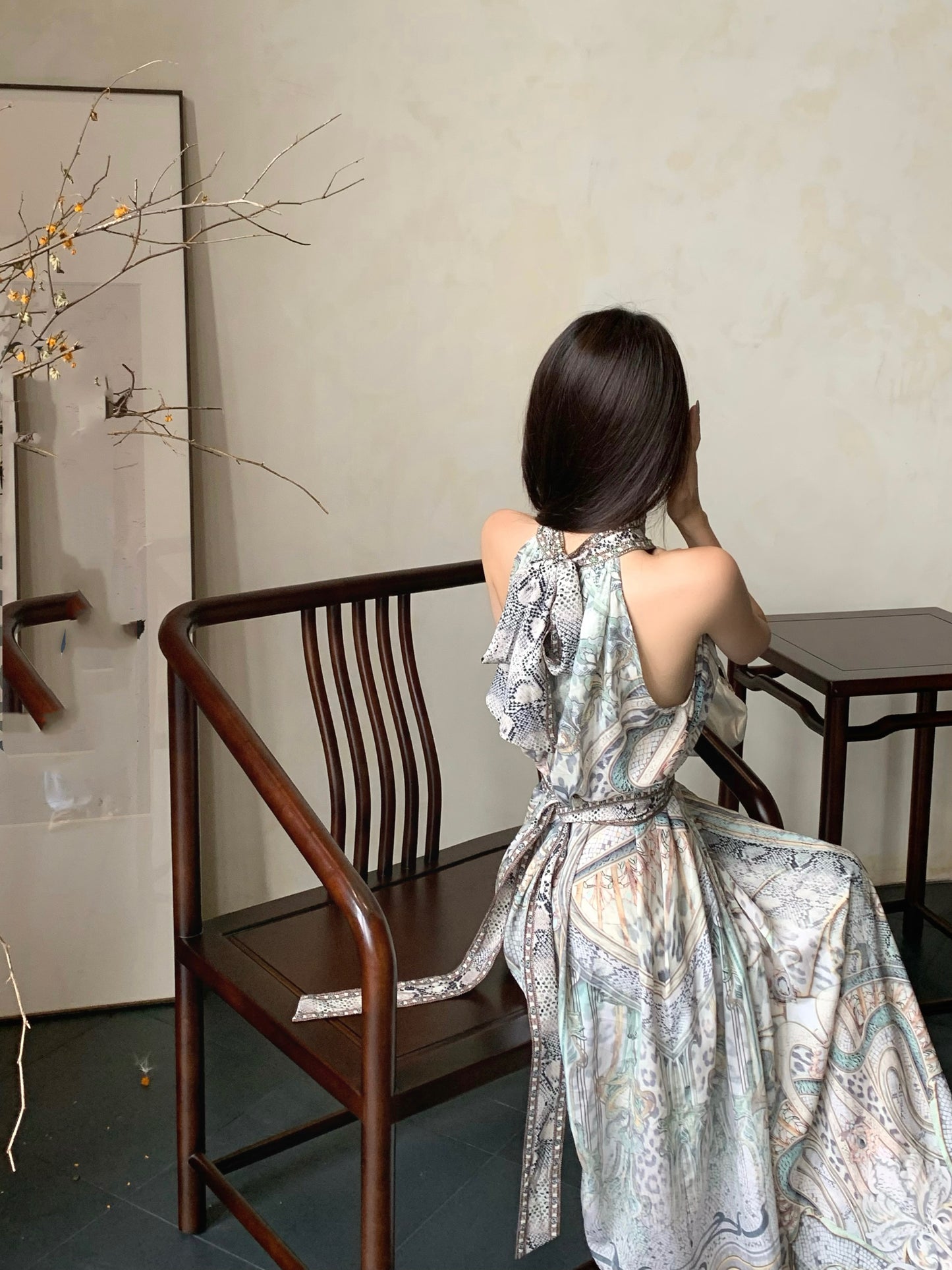 【dress】ホルターネックデートワンピースG22516